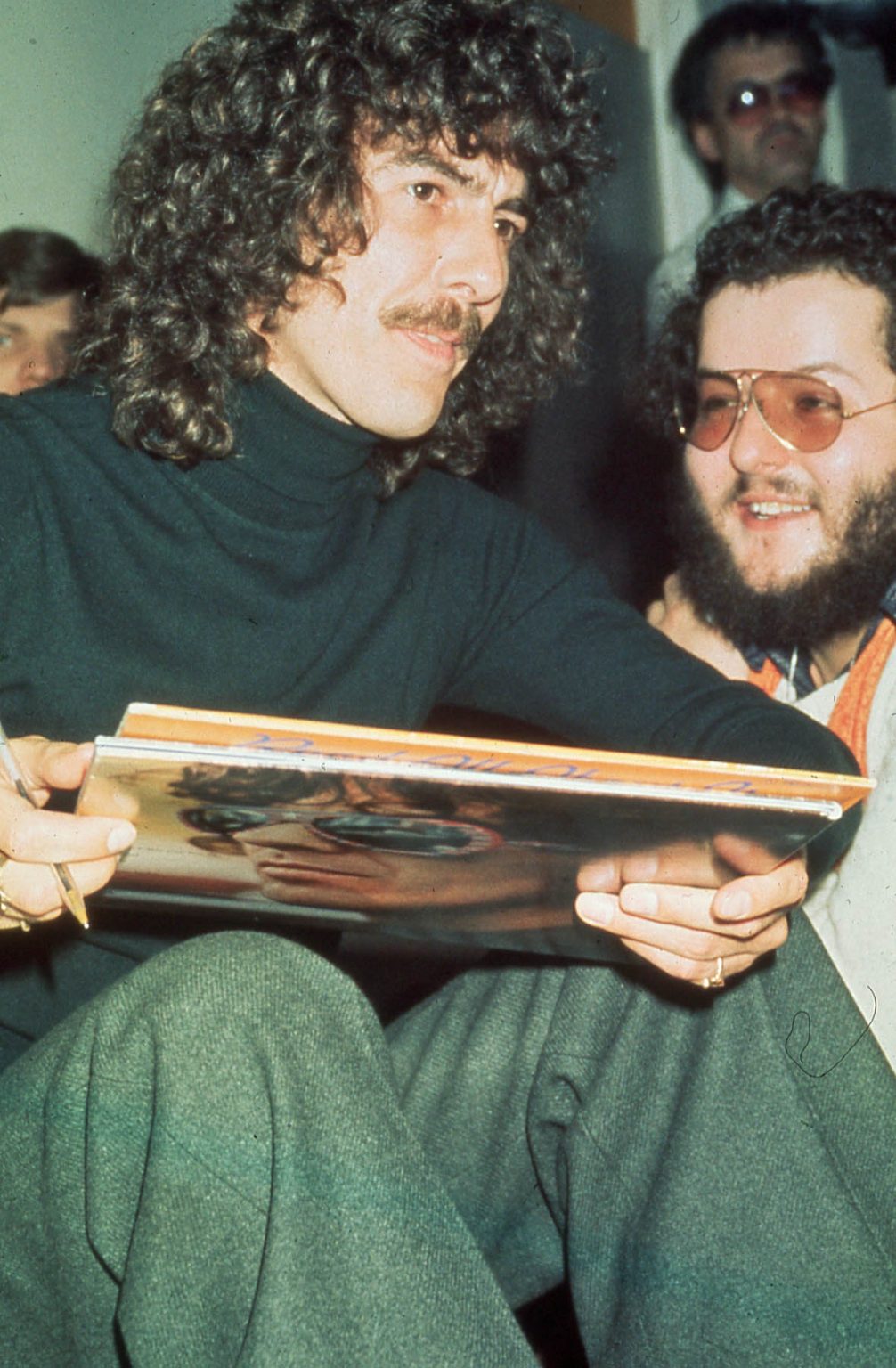 Février 1977 avec George